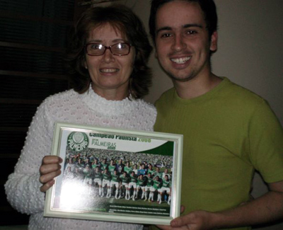 Débora Bellentani e seu filho Felipe