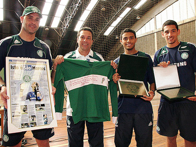 Homenagem- Jogadores do Palmeiras
