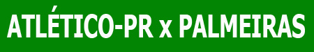 Atlético-PR x Palmeiras - Brasileirão 2009