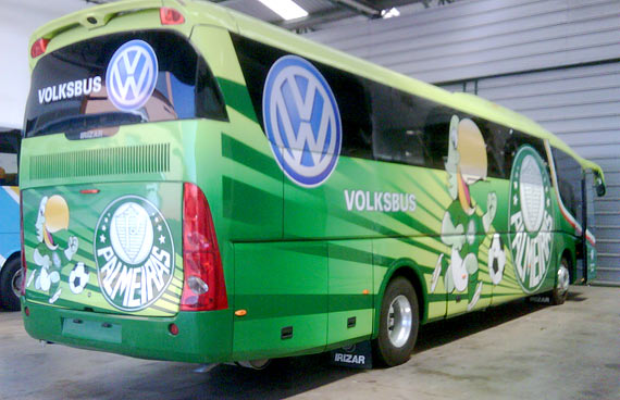 Fotos do Ônibus Personalizado do Palmeiras - #4 Fotos do Ônibus Personalizado do Palmeiras - #4