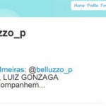 Twitter do Presidente do Palmeiras Luiz Gonzaga Belluzzo